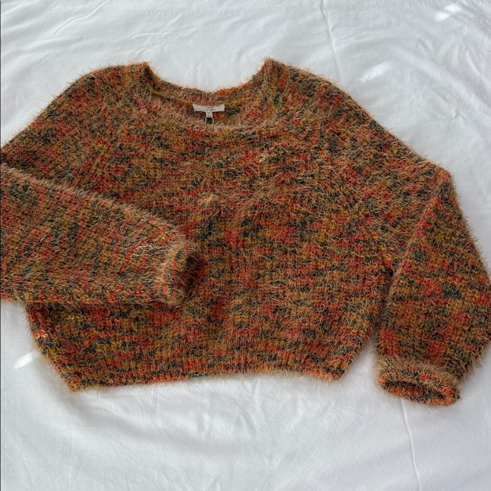 Chelsea & Violet Cozy Multicolor Knit Sweater.